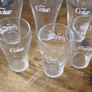 Coca Cola Classic Clear Glass Collection